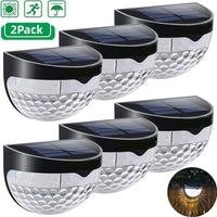 Thumbnail for SolarGlow 6LED Eco-Wall Lights (2-Pack) – Waterproof Outdoor Lighting for Stairs, Fences, and Gardens