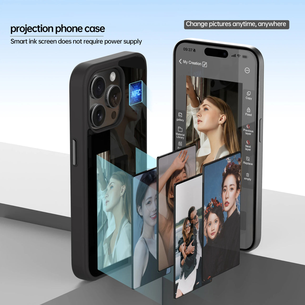 SmartScreen NFC Phone Case